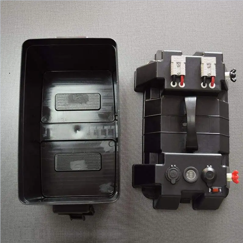 empty battery box plastic case