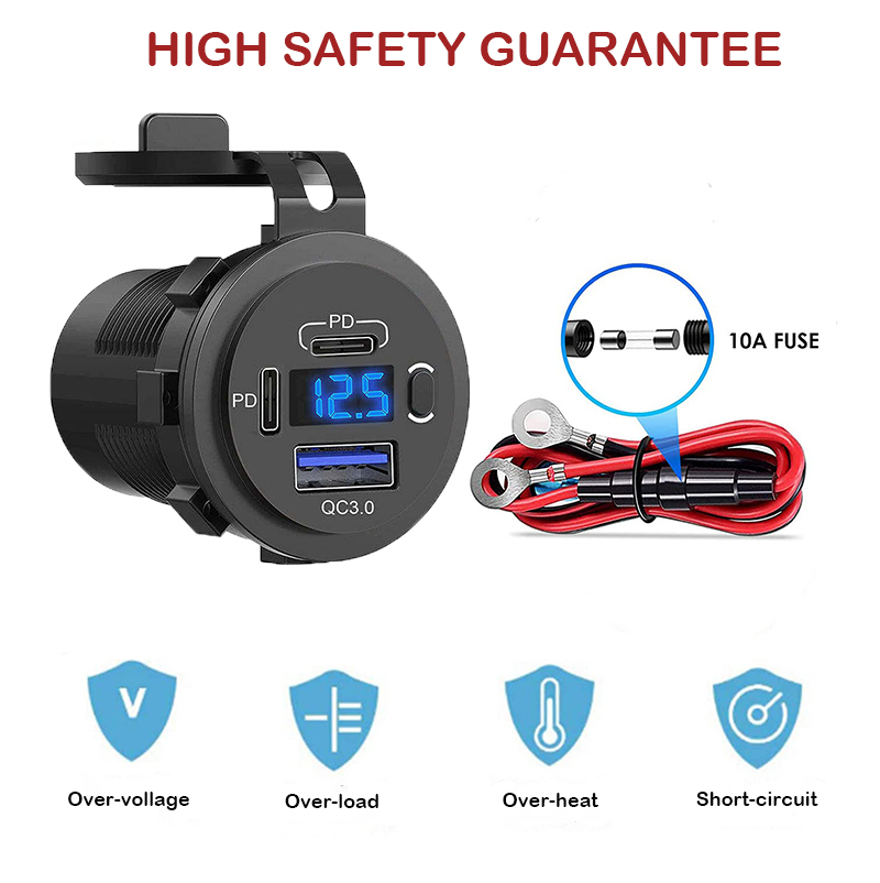 12v waterproof usb