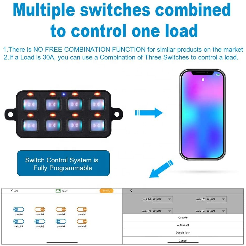 8 Way Touch Switch Panel (7)