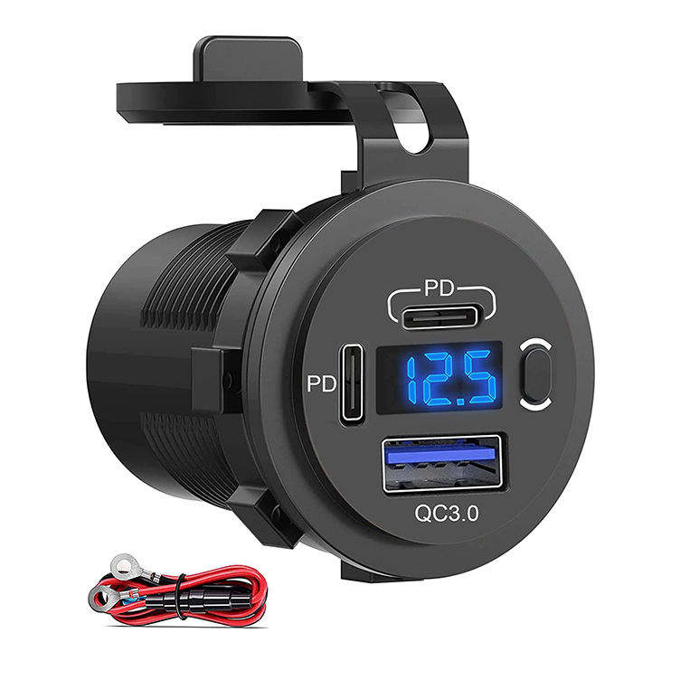 2 ports fast charging marine