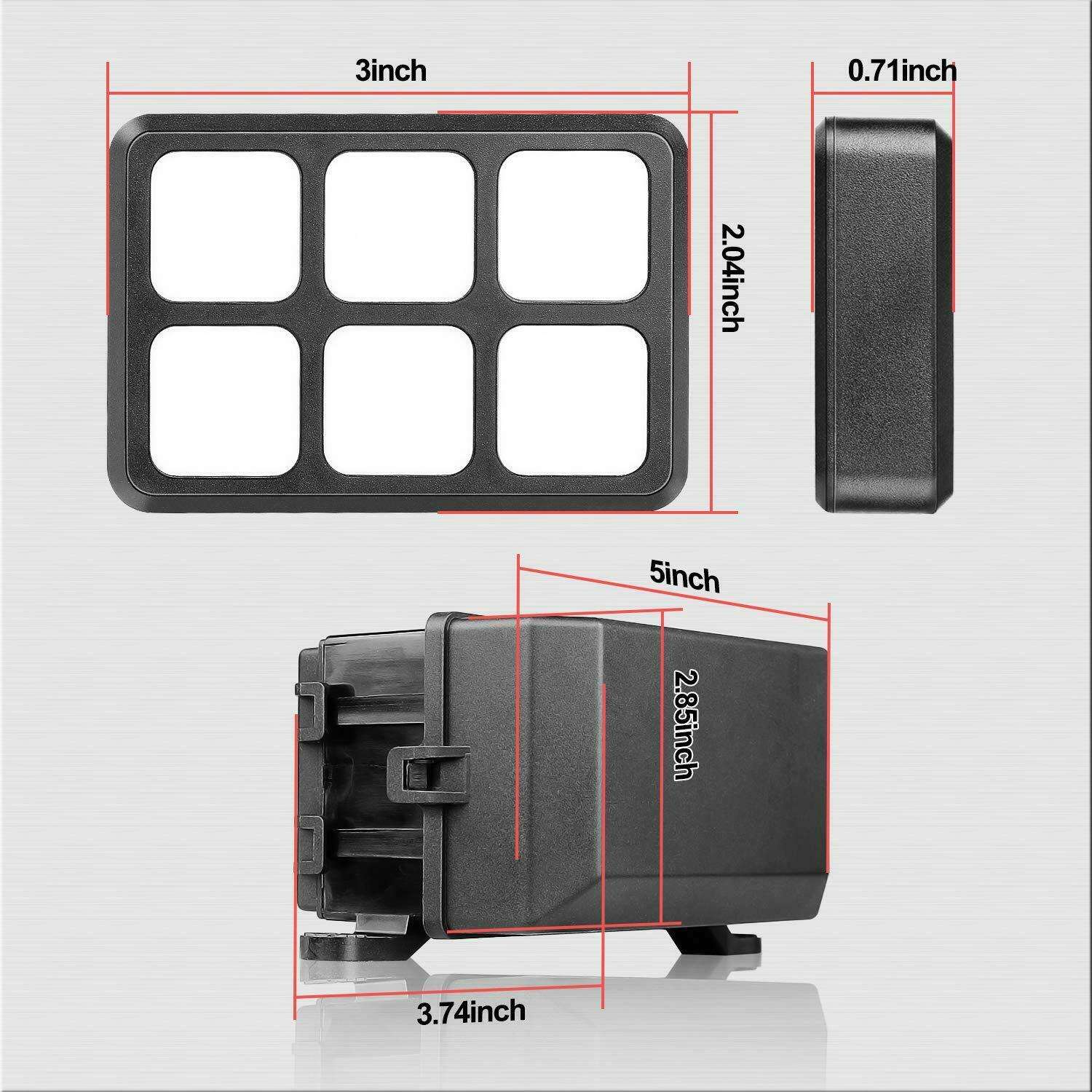 6 Way Switch Panel