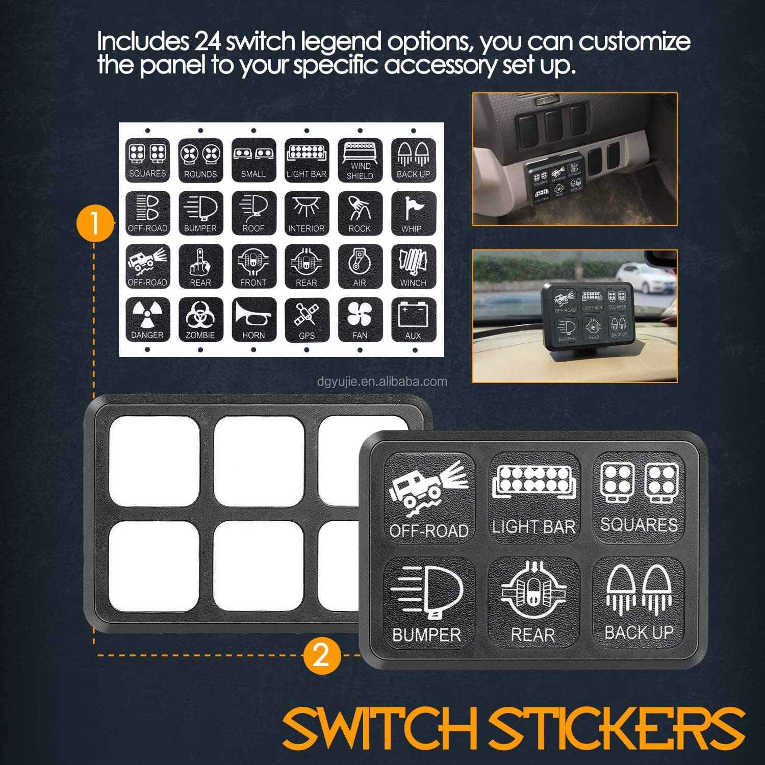 6 Way Switch Panel