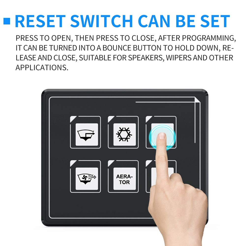 6 way  switch panel
