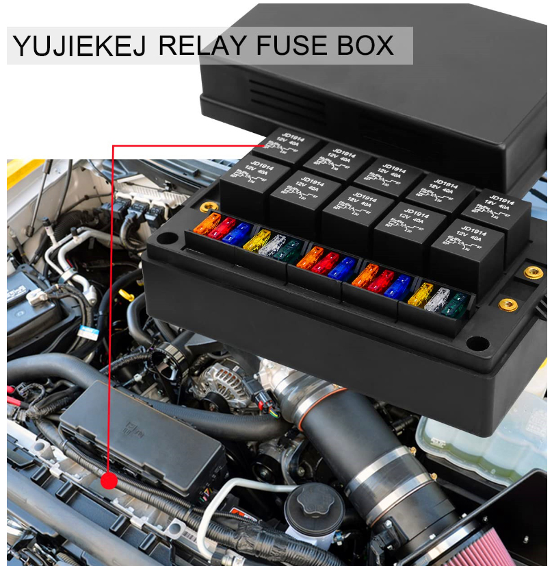 waterproof fuse and relay box